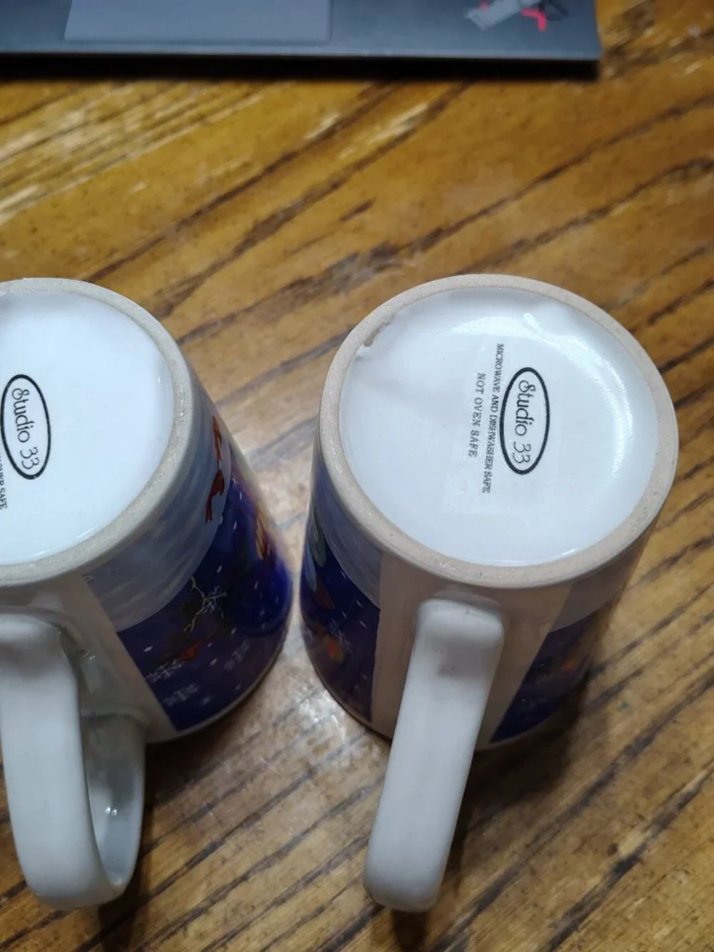 Two Christmas Themed Mugs 